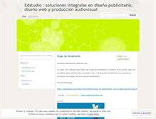 Tablet Screenshot of edstudioperu.wordpress.com