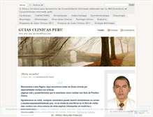 Tablet Screenshot of guiasclinicasperu.wordpress.com