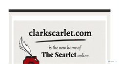 Desktop Screenshot of clarknews.wordpress.com