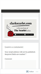 Mobile Screenshot of clarknews.wordpress.com