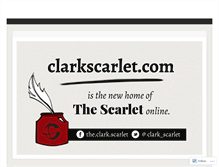 Tablet Screenshot of clarknews.wordpress.com