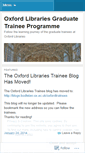 Mobile Screenshot of oxfordtrainees.wordpress.com
