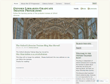 Tablet Screenshot of oxfordtrainees.wordpress.com