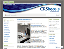 Tablet Screenshot of crshotels.wordpress.com