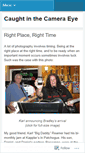 Mobile Screenshot of caughtinthecameraeye.wordpress.com