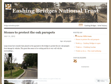 Tablet Screenshot of eashingbridgesnationaltrust.wordpress.com