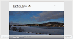 Desktop Screenshot of northernsimplelife.wordpress.com