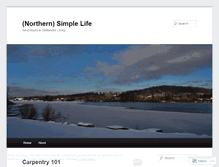 Tablet Screenshot of northernsimplelife.wordpress.com