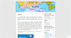 Desktop Screenshot of ccellist.wordpress.com