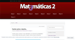 Desktop Screenshot of matematicas2univia.wordpress.com