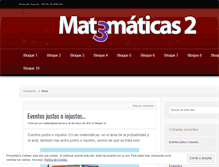 Tablet Screenshot of matematicas2univia.wordpress.com