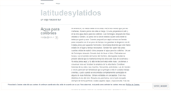 Desktop Screenshot of latitudesylatidos.wordpress.com