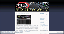 Desktop Screenshot of djtechnology.wordpress.com