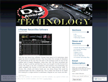 Tablet Screenshot of djtechnology.wordpress.com