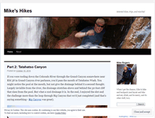 Tablet Screenshot of mikeshikes.wordpress.com