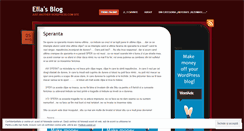 Desktop Screenshot of ellamady.wordpress.com