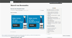 Desktop Screenshot of marcelvanroosmalen.wordpress.com