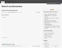 Tablet Screenshot of marcelvanroosmalen.wordpress.com