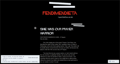 Desktop Screenshot of fendimendieta.wordpress.com