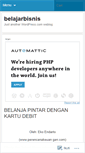Mobile Screenshot of belajarbisnis.wordpress.com