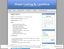 Tablet Screenshot of lestofiore.wordpress.com