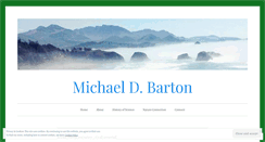 Desktop Screenshot of michaeldbarton.wordpress.com