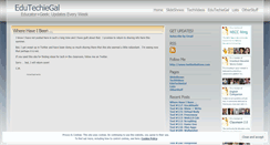 Desktop Screenshot of edutechiegal.wordpress.com
