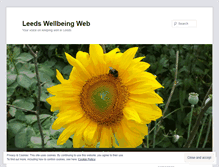 Tablet Screenshot of leedswellbeingweb.wordpress.com
