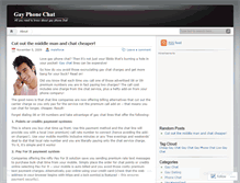 Tablet Screenshot of gayphonechat.wordpress.com