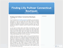 Tablet Screenshot of lillypulitzeconnecticut.wordpress.com
