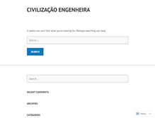 Tablet Screenshot of construcaocivilpet.wordpress.com