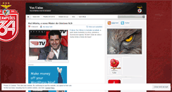 Desktop Screenshot of gloriososlbenfica.wordpress.com