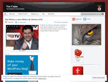 Tablet Screenshot of gloriososlbenfica.wordpress.com