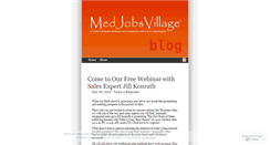 Desktop Screenshot of medcareervillage.wordpress.com