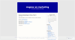 Desktop Screenshot of mcgraw.wordpress.com