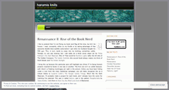 Desktop Screenshot of haramisdesigns.wordpress.com