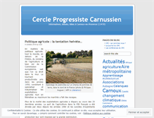 Tablet Screenshot of carnouxprogres.wordpress.com