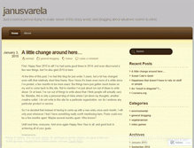 Tablet Screenshot of janusvarela.wordpress.com