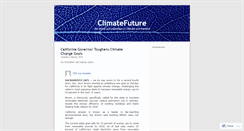 Desktop Screenshot of climatefuture.wordpress.com