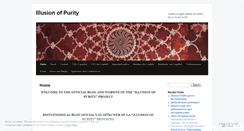 Desktop Screenshot of illusionofpurity.wordpress.com