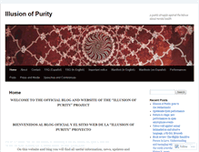 Tablet Screenshot of illusionofpurity.wordpress.com