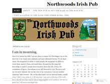 Tablet Screenshot of northwoodsirishpub.wordpress.com
