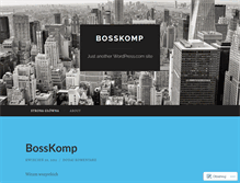 Tablet Screenshot of bosskomp.wordpress.com