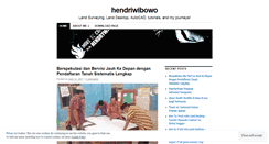 Desktop Screenshot of hendriwibowo.wordpress.com