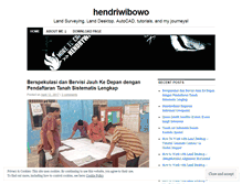 Tablet Screenshot of hendriwibowo.wordpress.com