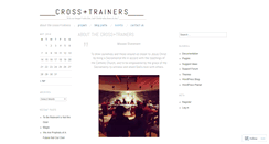 Desktop Screenshot of crosstrainingministry.wordpress.com