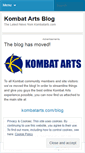 Mobile Screenshot of kombatarts.wordpress.com