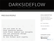 Tablet Screenshot of darksideflow.wordpress.com