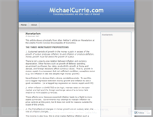 Tablet Screenshot of mcurrie.wordpress.com