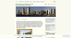 Desktop Screenshot of petewilson.wordpress.com